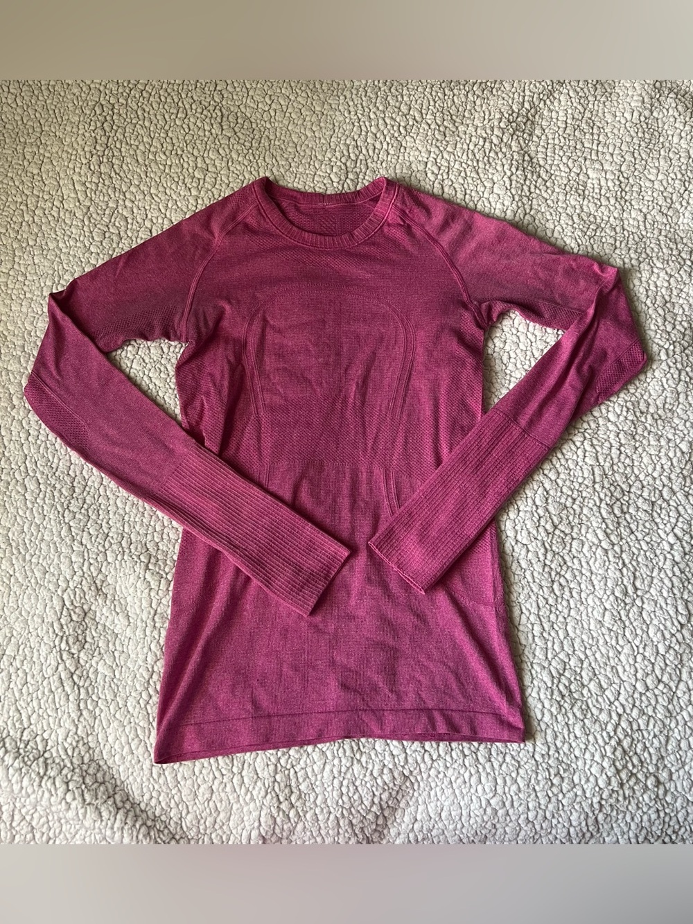 11) Lululemon Pink Swiftly Tech Long Sleeve Size 4
